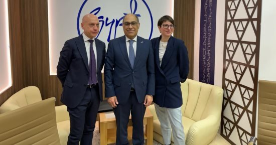 استعراض المنتجات السياحية المصرية الجديدة فى المعرض السياحى الدولى BIT بإيطاليا استعراض المنتجات السياحية المصرية الجديدة فى المعرض السياحى الدولى BIT بإيطاليا