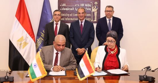 الاتصالات: مذكرة تفاهم مع المعهد الوطنى للإلكترونيات الهندى لبناء القدرات الرقمية