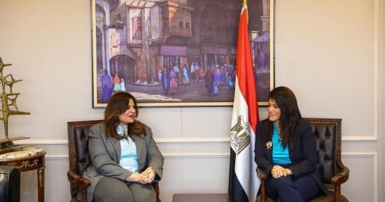 وزيرتا التعاون الدولى والهجرة وشئون المصريين بالخارج تبحثان ملفات العمل المشترك