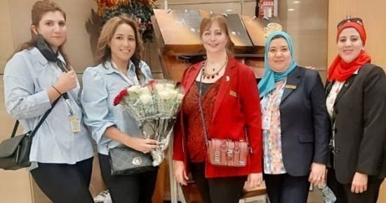 مكتب تنشيط السياحة بمطار القاهرة يستقل أولى رحلات الطيران العارض لشركة آسيانا للخطوط الجوية من سول بكوريا الجنوبية